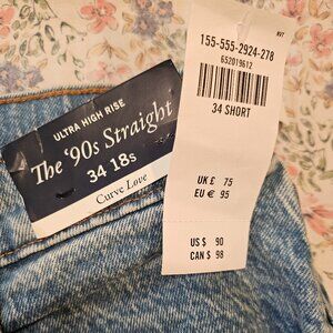 Abercrombie 90s Straight Curve Love Jean